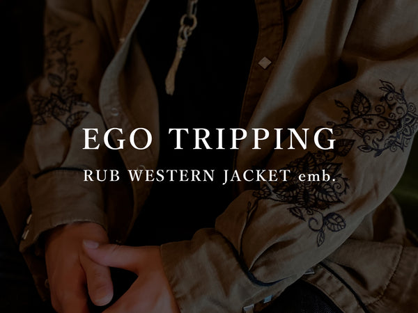 EGO TRIPPING / RUB WESTERN JACKET emb.