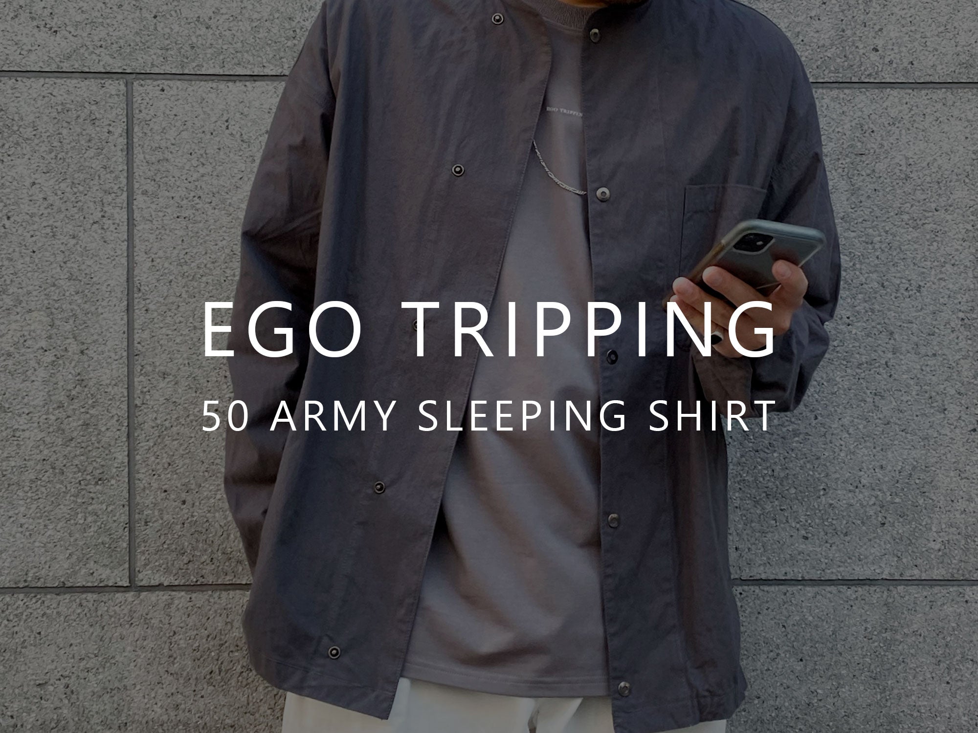 EGO TRIPPING / 50 ARMY SLEEPING SHIRT エゴトリッピング – GARROT STORE