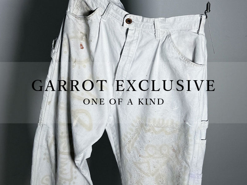 パンツ OneOfAkinD Re:make paint denim GARROT EXCLUSIVE Hand Painted Painter Pants｜ONE OF A KIND