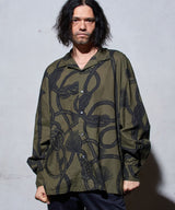 EGO TRIPPING エゴトリッピング / VOYAGE SHIRT ヴォヤージュシャツ 柄シャツ 総柄シャツ