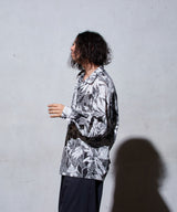 EGO TRIPPING エゴトリッピング / FLORAL LACE SHIRT L/S フローラルレースシャツL/S 花柄シャツ レースシャツ 柄シャツ