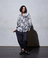 EGO TRIPPING エゴトリッピング / FLORAL LACE SHIRT L/S フローラルレースシャツL/S 花柄シャツ レースシャツ 柄シャツ