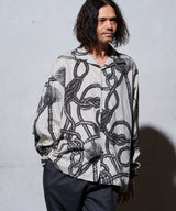 EGO TRIPPING エゴトリッピング / VOYAGE SHIRT ヴォヤージュシャツ 柄シャツ 総柄シャツ