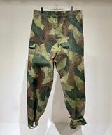 50s BELGIAN ARMY BRUSH STROKE CAMO TROUSERS DEAD STOCK