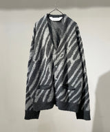MOHAIR CARDIGAN zebra