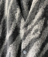 MOHAIR CARDIGAN zebra