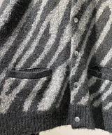 MOHAIR CARDIGAN zebra