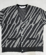 MOHAIR CARDIGAN zebra