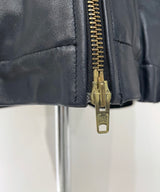 70/80's FRENCH AIR FORCE LEATHTER PILOT JACKET-C