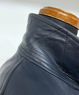 70/80's FRENCH AIR FORCE LEATHTER PILOT JACKET-C