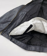 70/80's FRENCH AIR FORCE LEATHTER PILOT JACKET-C