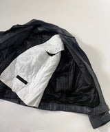 70/80's FRENCH AIR FORCE LEATHTER PILOT JACKET-C