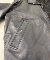 70/80's FRENCH AIR FORCE LEATHTER PILOT JACKET-C