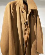 80's VINTAGE BURBERRY Balmacaan Coat cashmere