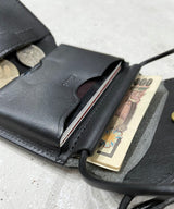 池之端銀革店 Cramp / COMPACT WALLET Italian Shrink leather 2way クランプ コンパクトウォレット イタリアンシュリンクレザー ウォレット 2way