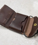 Cramp COMPACT WALLET Italian Shrink leather 2way