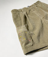 CORDUROY PAINTING SHORTS