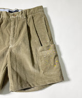 CORDUROY PAINTING SHORTS