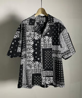 髑髏 bandana S/S shirt L