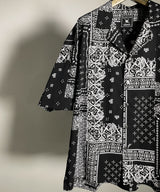 髑髏 bandana S/S shirt L