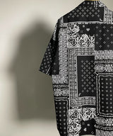 髑髏 bandana S/S shirt L