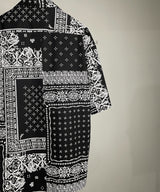 髑髏 bandana S/S shirt L