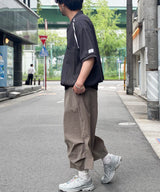 Mesh Linen Baseball Shirt