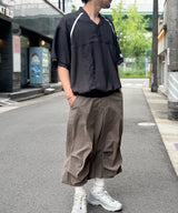 Mesh Linen Baseball Shirt