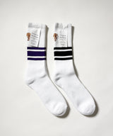 Skater Socks Embroidery Fawn