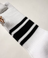 Skater Socks Embroidery Fawn