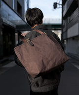 CANVAS×LEATHER TRAVEL TOTE BAG