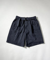 BLACK TWILL CARGO SHORTS(LIGHT WEIGHT MOLESKIN)