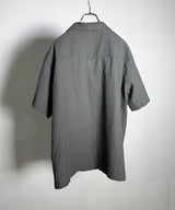 LINEN OPEN COLLAR SHIRT