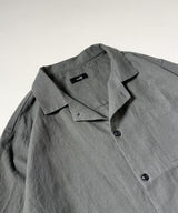LINEN OPEN COLLAR SHIRT