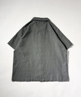LINEN OPEN COLLAR SHIRT