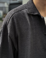 WASHI OPEN COLLAR SHIRT KNIT