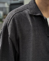 WASHI OPEN COLLAR SHIRT KNIT