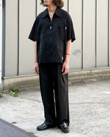 odd FLOWER ZIP SHIRT