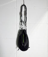 KINCHAKU LEATHER BLACK SMOOTH