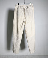 WOOL LINEN MILLING WIDE STRAIGHT PANTS