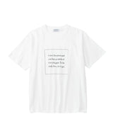 POET MEETS DUBWISE ポエトミーツダブワイズ / WORDS BY MADOKI T-SHIRT ワーズバイマドキTシャツ SILENT POETS FIB JOURNAL