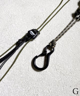 NARROW ROPE LEATHER MIX