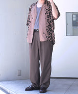 BUENA VISTA ブエナビスタ / LEOPARD BOWLING SHIRT レオパードボーリングシャツ ヒョウ柄シャツ