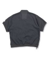 Mesh Linen Baseball Shirt