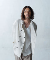 EGO TRIPPING エゴトリッピング / LINEN WORK JACKET リネン ワークジャケット リネンシャツ
