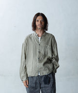 EGO TRIPPING エゴトリッピング / LINEN STAND JACKET リネン スタンドジャケット リネンシャツ