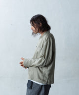 EGO TRIPPING エゴトリッピング / LINEN STAND JACKET リネン スタンドジャケット リネンシャツ