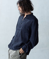 EGO TRIPPING エゴトリッピング / LINEN STAND JACKET リネン スタンドジャケット リネンシャツ