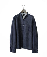 EGO TRIPPING エゴトリッピング / LINEN STAND JACKET リネン スタンドジャケット リネンシャツ