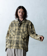 EGO TRIPPING エゴトリッピング / DOBBY CHECK SHIRT ドビーチェックシャツ チェックシャツ